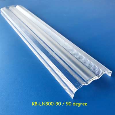 aluminum reflector 90 degree led linear light lens solution